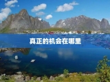 真正的机会在哪里