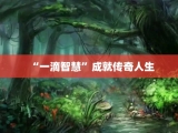 “一滴智慧”成就传奇人生