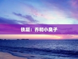 铁凝：乔和小臭子