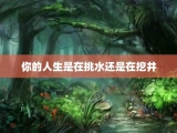 你的人生是在挑水还是在挖井