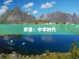 茅盾：中学时代