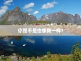 你是不是也像我一样？
