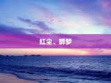 红尘、醉梦