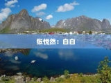 张悦然：白白