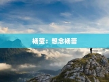 杨莹：想念杨蕾