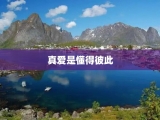真爱是懂得彼此