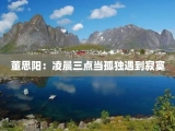 董思阳：凌晨三点当孤独遇到寂寞
