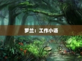 罗兰：工作小语