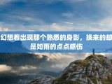 幻想着出现那个熟悉的身影，换来的却是如雨的点点感伤