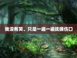 我没有哭、只是一遍一遍抚摸伤口