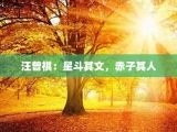 汪曾祺：星斗其文，赤子其人