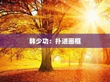 韩少功：扑进画框