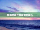 成功是裹在蒜皮里的瓣儿