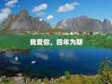 我爱你，四年为期