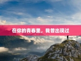 在你的青春里，我曾出现过