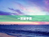 一双破手套