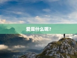 爱是什么呢？