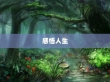 感悟人生