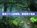 相思一个人的慈悲，爱情多少包袱