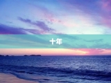 十年
