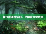 静水流涟情依旧，夕阳霞红爱成风