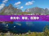 余光中：等你，在雨中