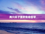 两只杯子里的生命哲学