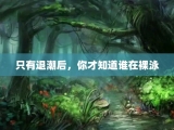 只有退潮后，你才知道谁在裸泳