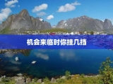 机会来临时你挂几挡