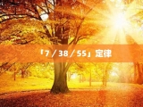 「7／38／55」定律