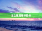 怎么还是想你爱你