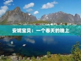 安妮宝贝：一个春天的晚上