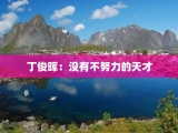 丁俊晖：没有不努力的天才