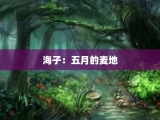海子：五月的麦地