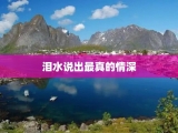 泪水说出最真的情深