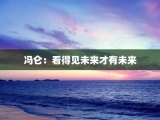 冯仑：看得见未来才有未来