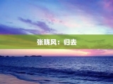 张晓风：归去