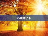 心哽咽了下