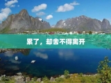 累了，却舍不得离开