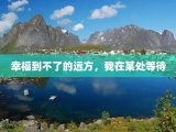幸福到不了的远方，我在某处等待