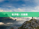 丰子恺：行路易
