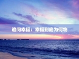追问幸福：幸福到底为何物