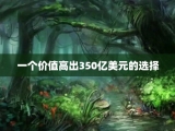 一个价值高出350亿美元的选择