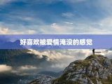 好喜欢被爱情淹没的感觉