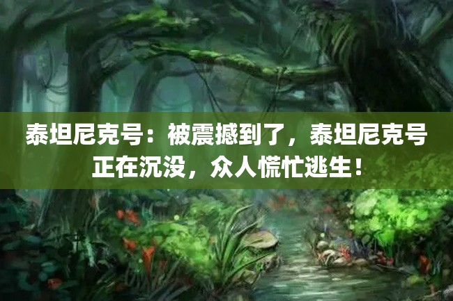 泰坦尼克号:被震撼到了,泰坦尼克号正在沉没,众人慌忙逃生!