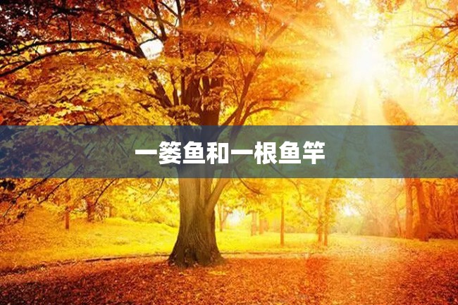 一篓鱼和一根鱼竿