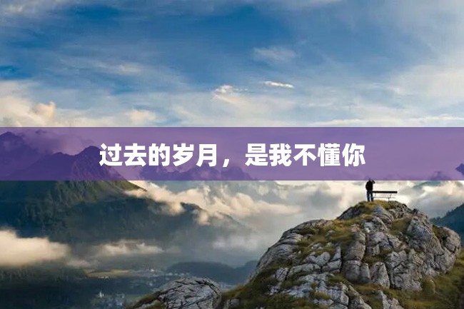 过去的岁月,是我不懂你