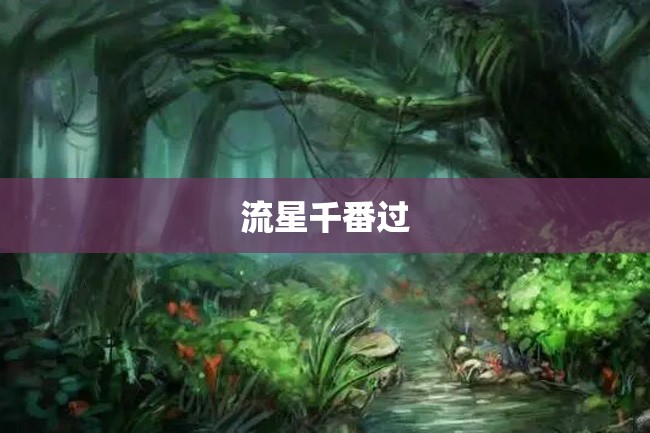 流星千番过