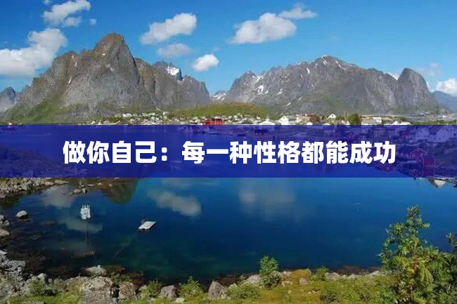 做你自己:每一种性格都能成功