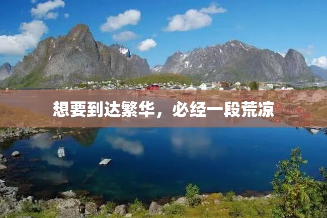 想要到达繁华,必经一段荒凉